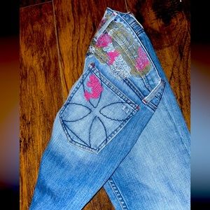 Habitual jeans size 27 embroidered